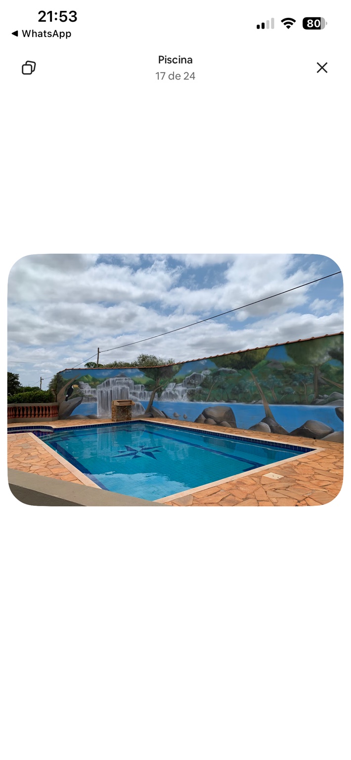 Piscina da chácara
